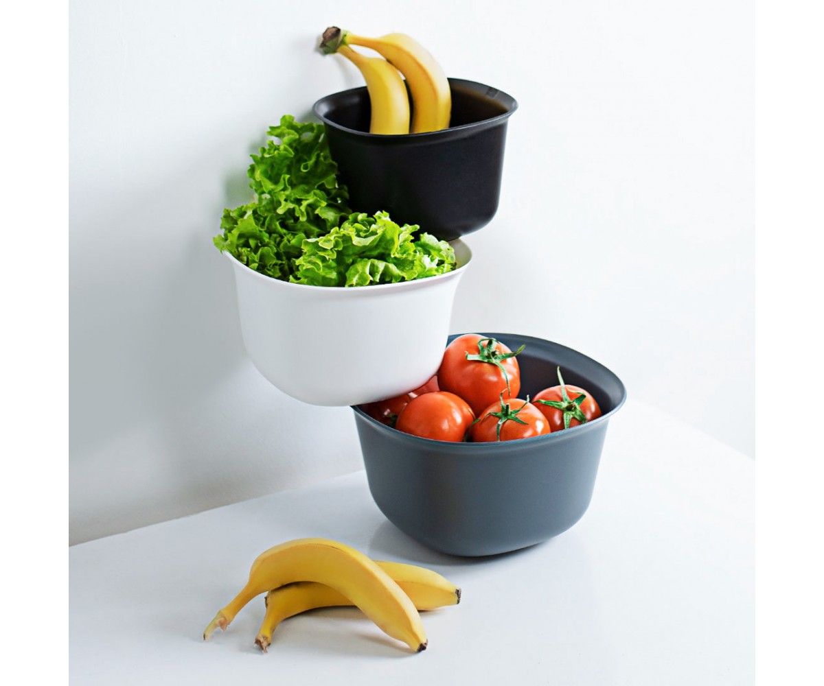 Porsima ORG-173 Preparation Set Strainer Set Mixing Bowl Strainer Bowl Set Plastic Bowl Set