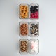 Porsima RCT-5000 6 Piece Glass Bowl Rectangular Set 150 mL - Sauce Bowl, Breakfast, Ice Cream, Snack Glass Bowl