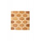 Porsima M9263-79 Bamboo Square Trivet - 17X17 cm