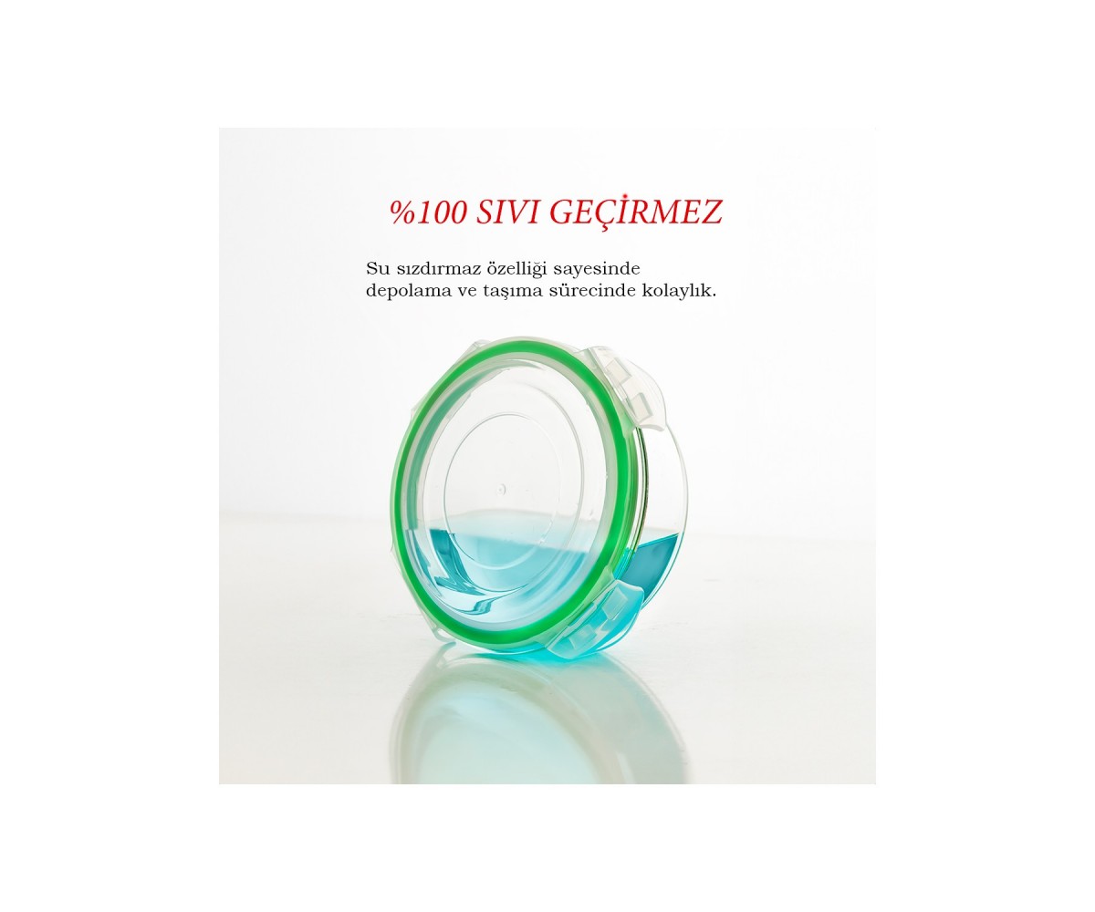 Porsima Multi-Purpose Glass 6-Piece Food Storage Container Set with Lockable Leakproof Lid Porsima Multi-Purpose Glass 6-Piece Food Storage Container Set with Lockable Leakproof Lid