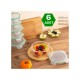 Porsima Multi-Purpose Glass 6-Piece Food Storage Container Set with Lockable Leakproof Lid Porsima Multi-Purpose Glass 6-Piece Food Storage Container Set with Lockable Leakproof Lid