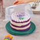 Porsima 1093 Dark Green Round Cake Pastry Storage Container - Carrying Jar with Locked Lid 25 cm Porsima 1093 Dark Green Round Cake Pastry Storage Container - Carrying Jar with Locked Lid 25 cm